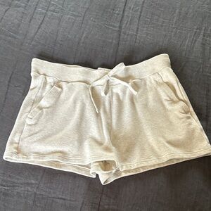 Barefoot Dreams Cream Athletic Shorts
